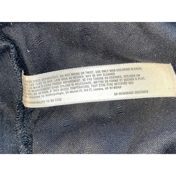 Anthropologie E by Eloise Swiss Dot Capri Pants With Crochet Lace Hem - Size‎ XS - Picture 11 of 11